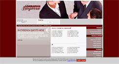 Desktop Screenshot of lombardiaimprese.it
